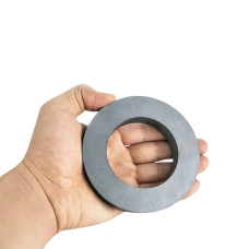 100×60×15 mm Düz Delikli Ferrit Mıknatıs