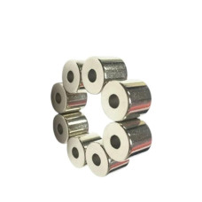 25×6.5×20 mm Düz Delikli Neodyum Mıknatıs