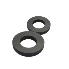 60×32×8 mm Düz Delikli (Halka) Ferrit Mıknatıs
