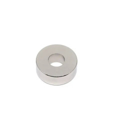 Çap 20 mm x İç Çap 5.5 mm x Kalınlık 10 mm Düz Delikli Neodimyum Mıknatıs